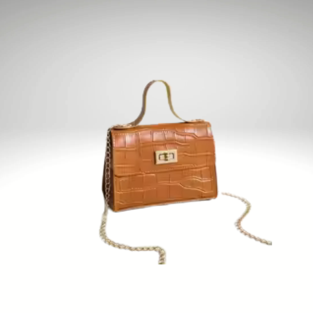 Women's small soft leather handbag