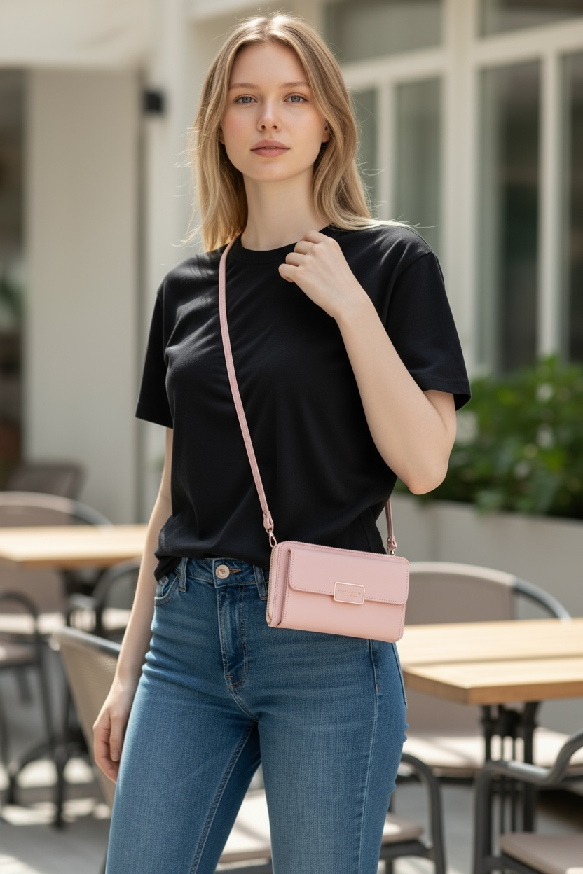 Women's bag and women's wallet 3pics