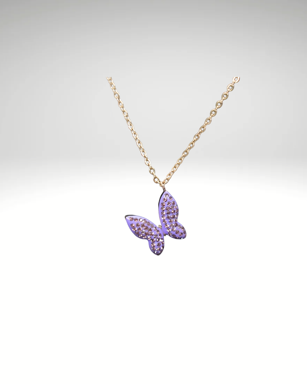 Gold plated butterfly chain