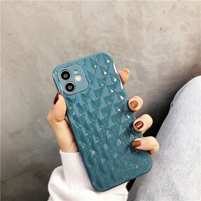 Luxury Candy Soft Silicone Case For iPhone 13 11 Pro X XR XS Max 12 Mini Soft Protection Back Phone Cover On SE 2020 7 8 Plus