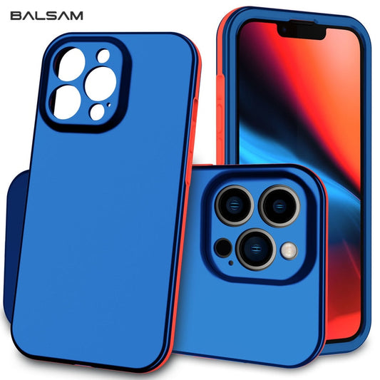 360 Full Cover Armor Protection Phone Case For iPhone 13 12 Mini 11 Pro XS Max X XR 6S 7 8Plus Silicone Shockproof Hard PC Cover