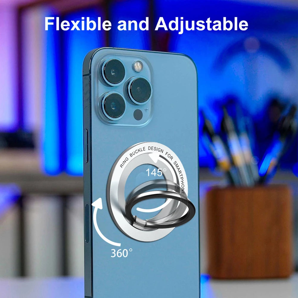 Magnetic Ring Grip Tok Phone Holder For iPhone 14/iPhone 13 Magnet Function Built In Phone Case Kick Stand For iPhone