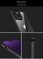 Transparent iPhone case with strong protective edges