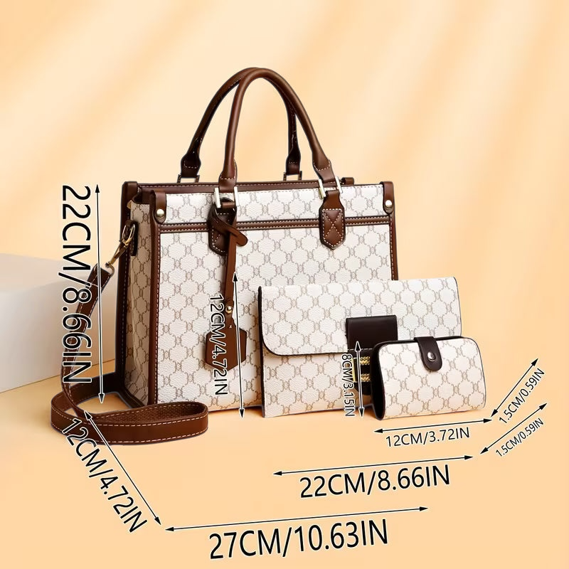 حقيبة كبيرة مع محفظتين مجانا