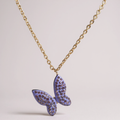 Gold plated butterfly chain