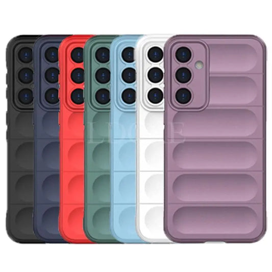 For Samsung Galaxy S23 FE Case Silicone Cover Samsung S23 FE Plus Ultra S22 S21 FE Cover Shockproof Rubber Phone Protector Case