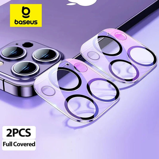 Baseus 2Pcs Camera Lens Protector For iPhone 15 Pro Max 15Plus Tempered Glass Lens Glass For iPhone 14 13 Lens Protection Film