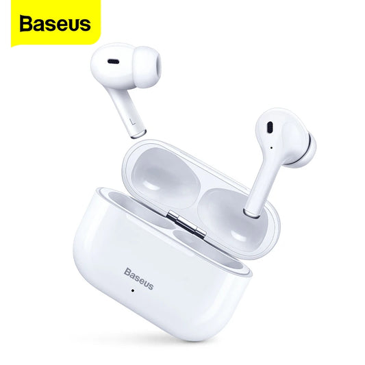 Baseus W3 Headphones True Wireless Bluetooth 5.0 Earphone with Mic TWS Fone Noise Reduction Hifi Earbuds Encok Gamer Headset Pro