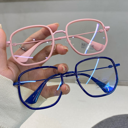 Anti Blue Light Glasses Square Computer Games Glasses New Men Women Portable High Definition Eyeglasses Outdoor Clear Glasses